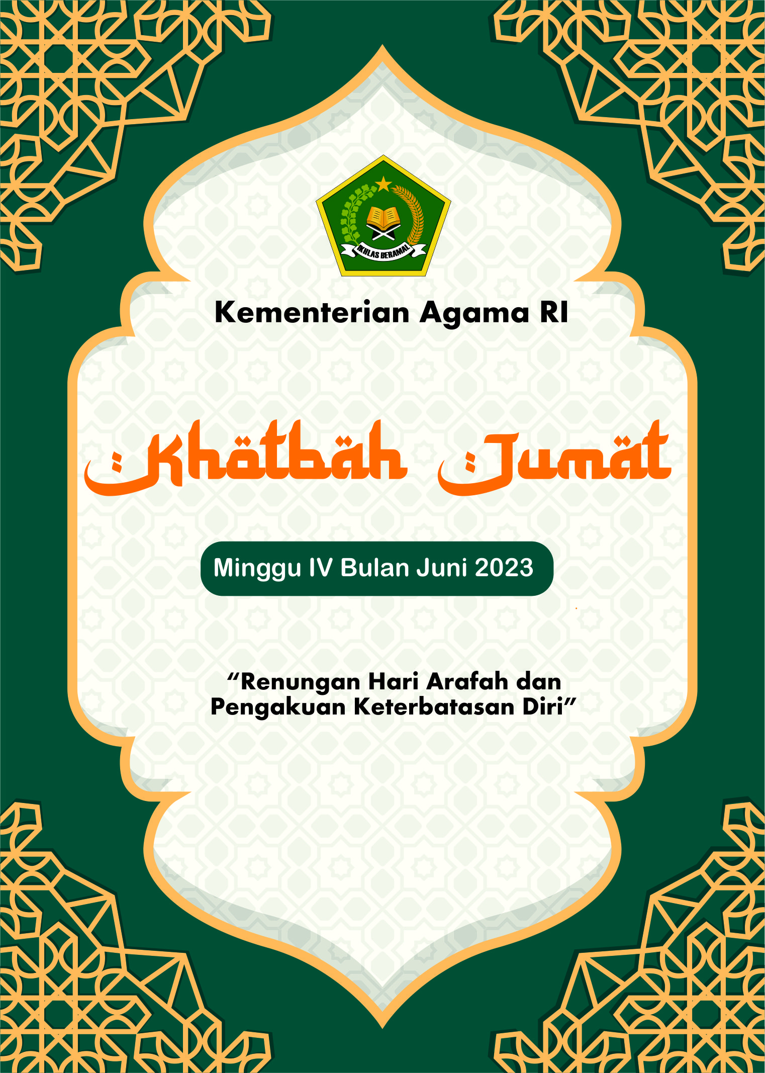 Naskah Khotbah Jumat : Renungan Hari Arafah Dan Pengakuan Keterbatasan ...